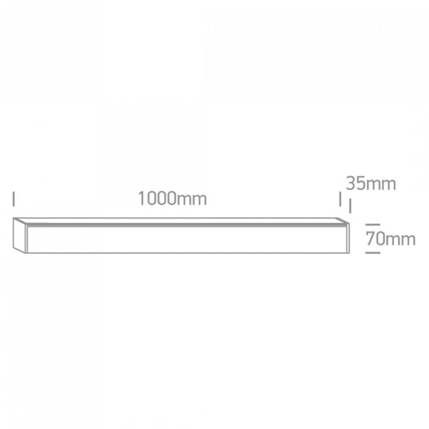 Профиль для линейного светильника ONE Light LED Linear Accessories Medium size 38150E/W