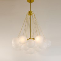 Подвесная люстра Friendlylight Bulb Gold FL5208