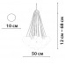 Подвесная люстра Friendlylight Bulb Gold FL5208