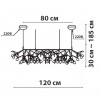 Подвесная люстра Friendlylight Petals 125 FL5221 alt_image