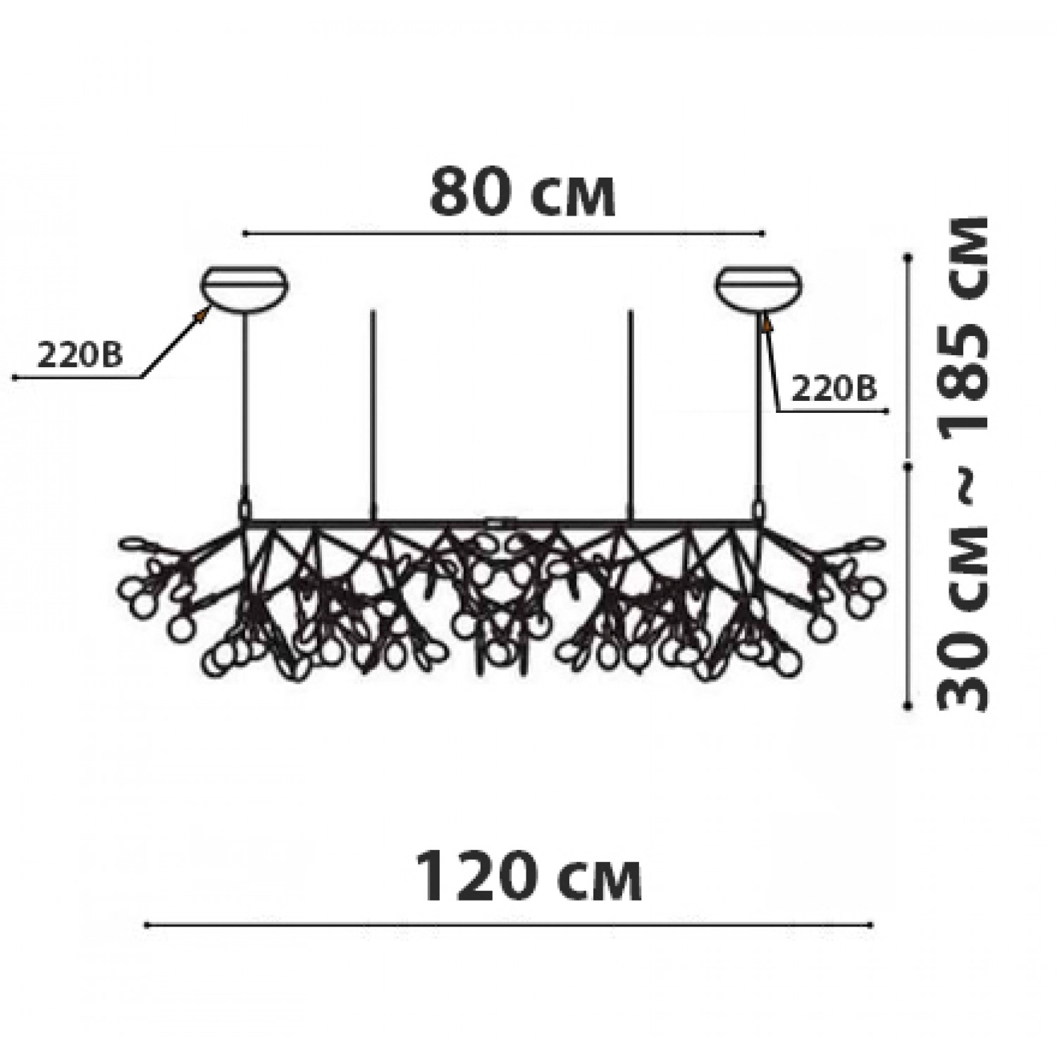 Подвесная люстра Friendlylight Petals 125 FL5221