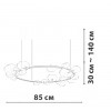 Підвісний світильник Friendlylight Iona Brass R-85 FL5100 alt_image