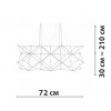 Подвесная люстра Friendlylight Universe Geometry S FL5215 alt_image