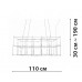 Подвесная люстра Friendlylight  Universe Square M FL5214