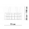Подвесная люстра Friendlylight  Universe Square S FL5213 alt_image