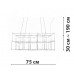 Подвесная люстра Friendlylight  Universe Square S FL5213