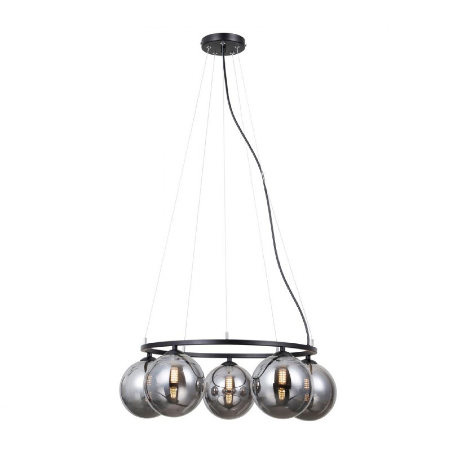 Подвесной светильник Italux Molite PND-1098-5R-BK