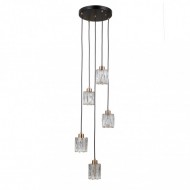 Подвесной светильник Italux Torno PND-40813-5R-BK-HBR