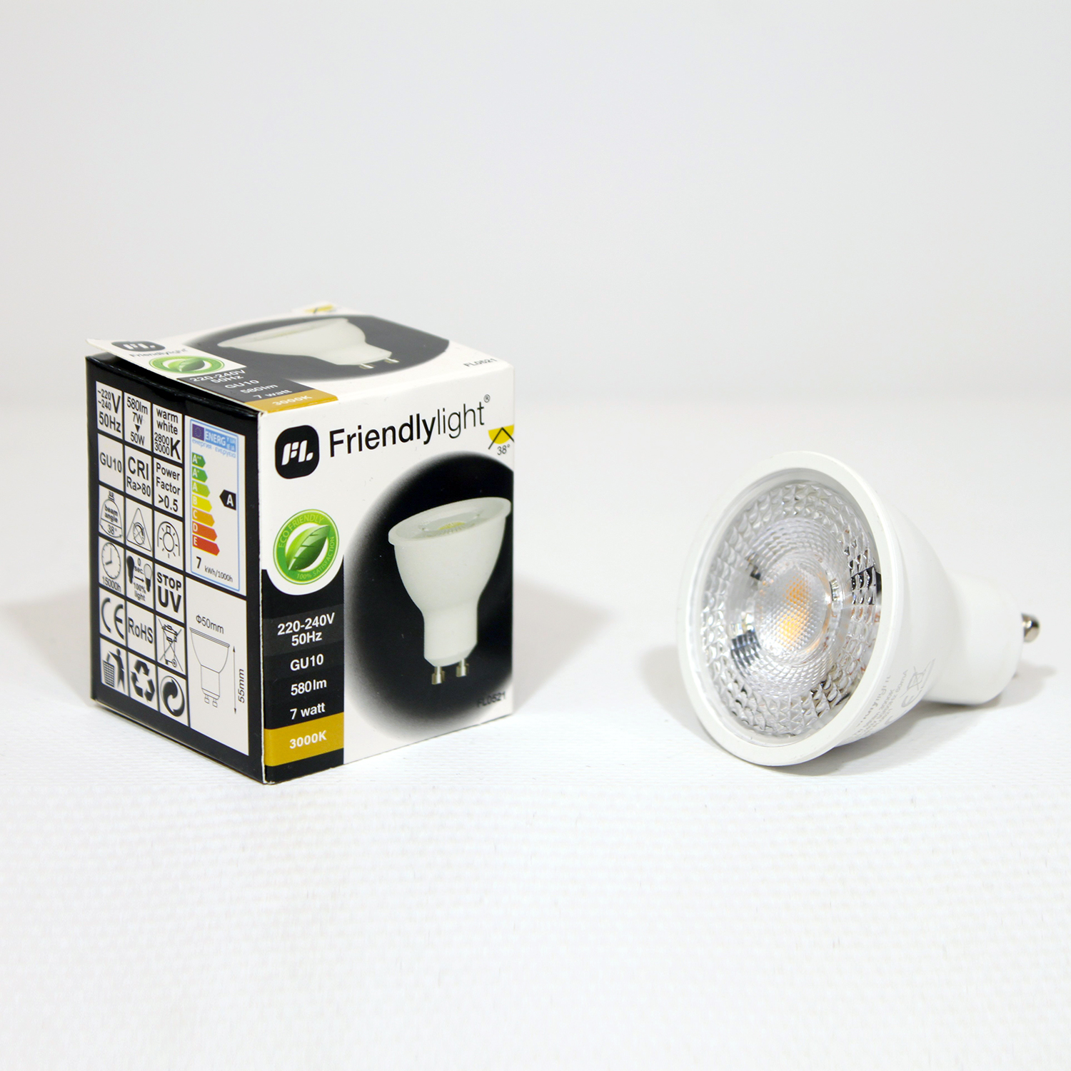 alt_image Лампочка Friendlylight MR16 GU10 7W 36° 3000K FL0521