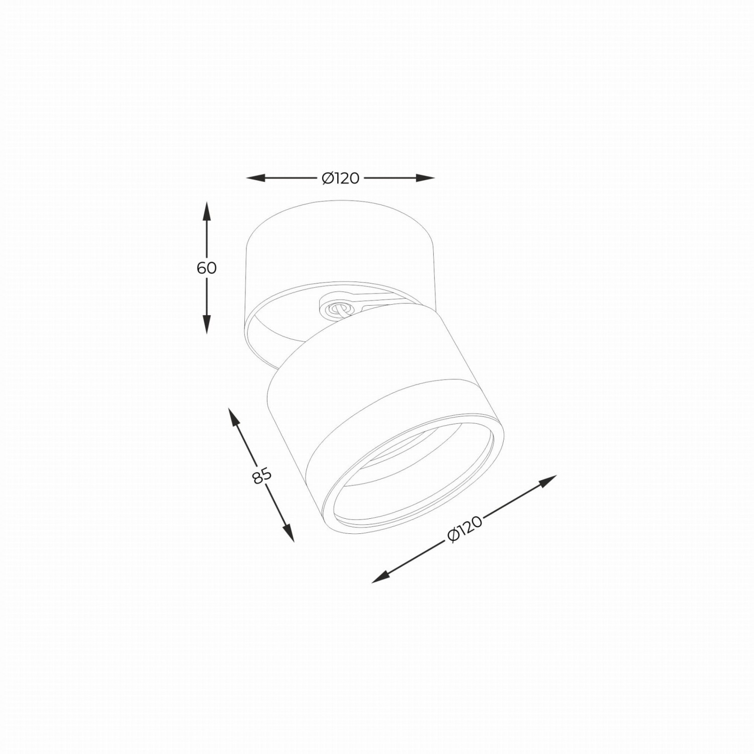 Спот Zuma Line LOMO 20001-WH-N