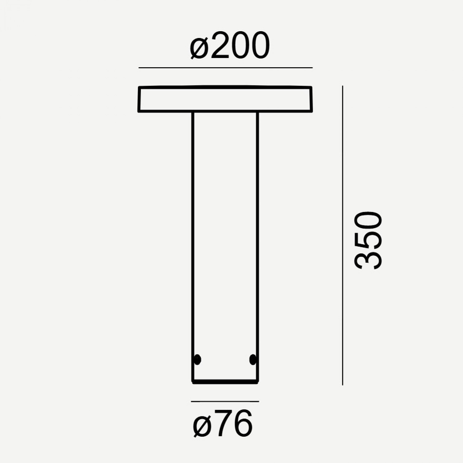 Столбик Norlys Borg 6120AL