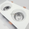 alt_imageТочковий світильник Elekomp Pro Downlight Premium 2x12w SQ 153651