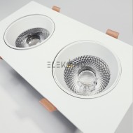 Точковий світильник Elekomp Pro Downlight Premium 2x12w SQ 153651