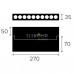 Точковий світильник Elekomp Pro Spot Book 24w S Premium 246786