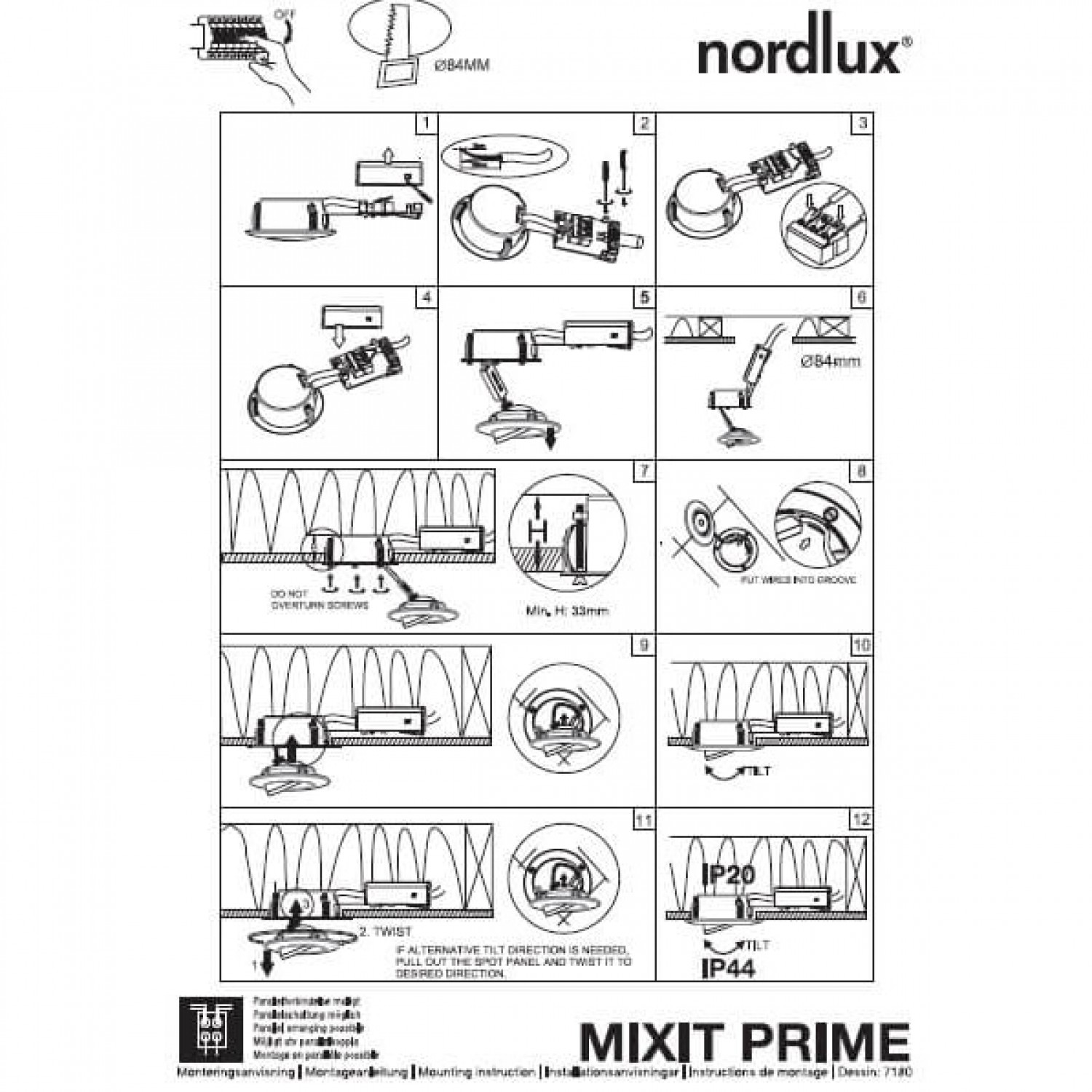 Точечный светильник Nordlux Mixit Prime 71800101