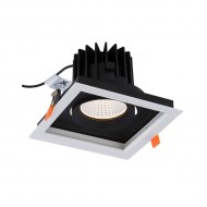 Точечный светильник Nowodvorski CL DIA LED 30W, 3000K WHITE/BLACK CN 8720