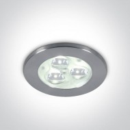 Точковий світильник ONE Light 3W LED Glass Lens Aluminium 10103N/AL/D/35