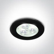 Точечный светильник ONE Light 3W LED Glass Lens Aluminium 10103N/B/W/35