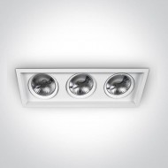 Точечный светильник ONE Light Adjustable R111 Shop Range Aluminium 51310N/W