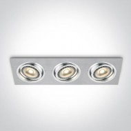 Точковий світильник ONE Light Aluminium R111 Square 51310AB/AL