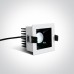 Точечный светильник ONE Light Medium Shop Square Boxes Aluminium + steel 50107B/W/W