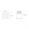 Точковий світильник ONE Light Medium Shop Square Boxes Aluminium + steel 50107B/W/W alt_image