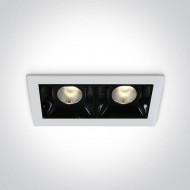 Точечный светильник ONE Light Mini Shop Square Boxes 50202B/W/W