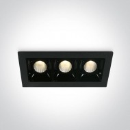 Точечный светильник ONE Light Mini Shop Square Boxes 50302B/B/W