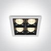 alt_imageТочковий світильник ONE Light Mirror Square Boxes 50406B/W/W