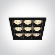Точечный светильник ONE Light Mirror Square Boxes 50906B/B/W
