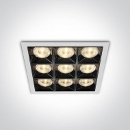 Точечный светильник ONE Light Mirror Square Boxes 50906B/W/W
