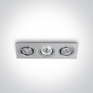 Точечный светильник ONE Light The 1W Mini Square Natural Aluminium 51301AL/D/35