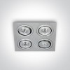 alt_imageТочковий світильник ONE Light 1W Mini Square Natural Aluminium 51401AL/W/15