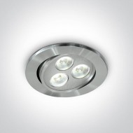 Точечный светильник ONE Light The 3xLED Round Spots Aluminium 11103L/D/15