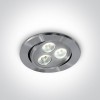 alt_imageТочковий світильник ONE Light The 3xLED Round Spots Aluminium 11303L/AL/D/35