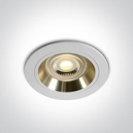 Точечный светильник ONE Light The Dark Light Dual Ring Range Aluminium 10105ALG/W/GL