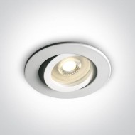 Точечный светильник ONE Light The Round Clip in Range Aluminium 11105A1/W