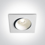 Точечный светильник ONE Light The Square Clip In Range Aluminium 51105B1/W