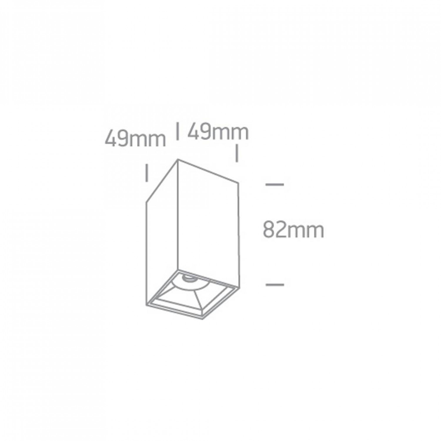 Точечный светильник ONE Light Mirror Square Boxes 12106B/W/W