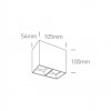 Точечный светильник ONE Light Surface Shop Square Boxes Aluminium 12207B/W/W alt_image