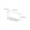 Точечный светильник ONE Light Surface Shop Square Boxes Aluminium 12307B/W/W alt_image