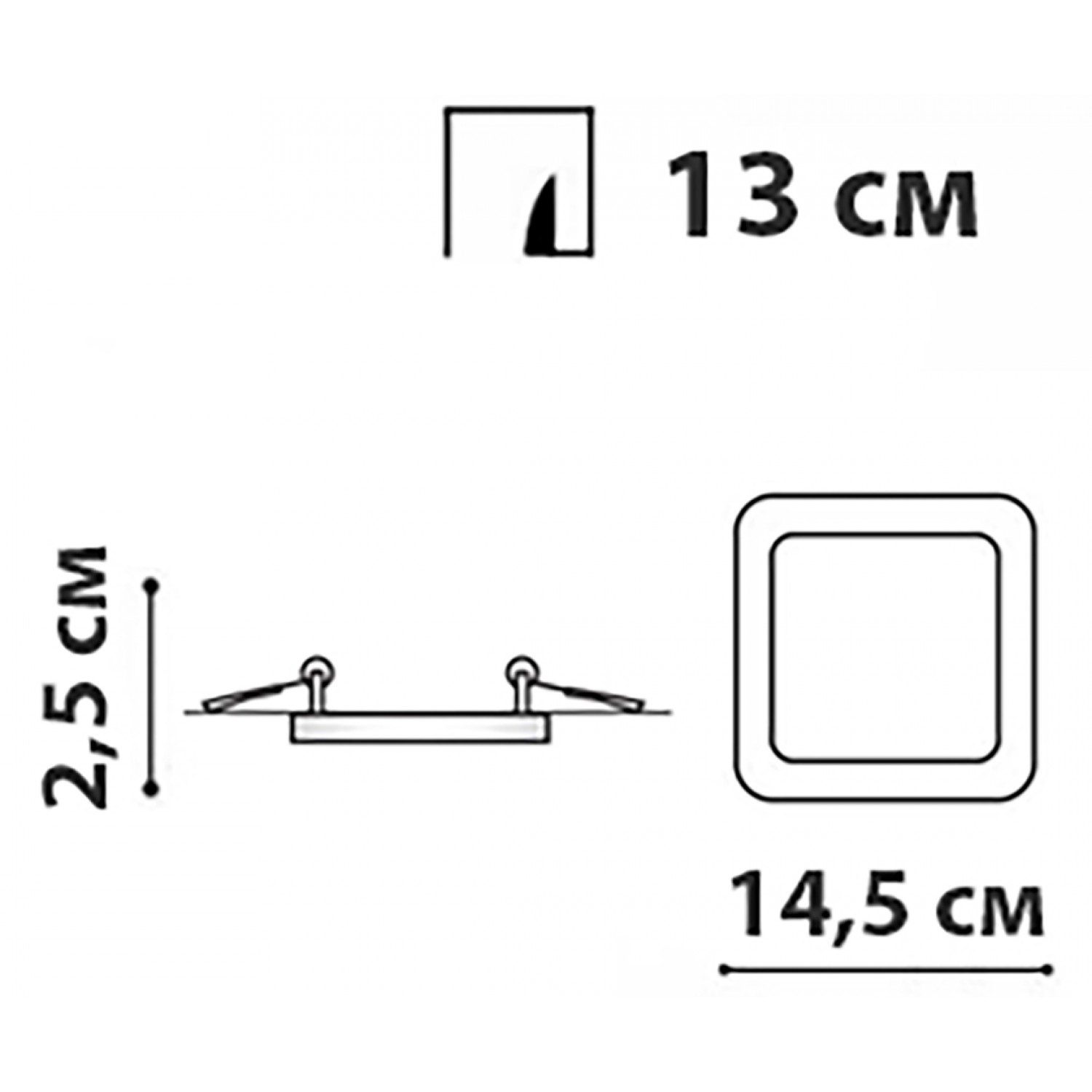 Точечный светильник Friendlylight Slim S15 LED 12W FL1041