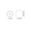 Точечный светильник Italux Luna WG-706RBK-WW70 alt_image