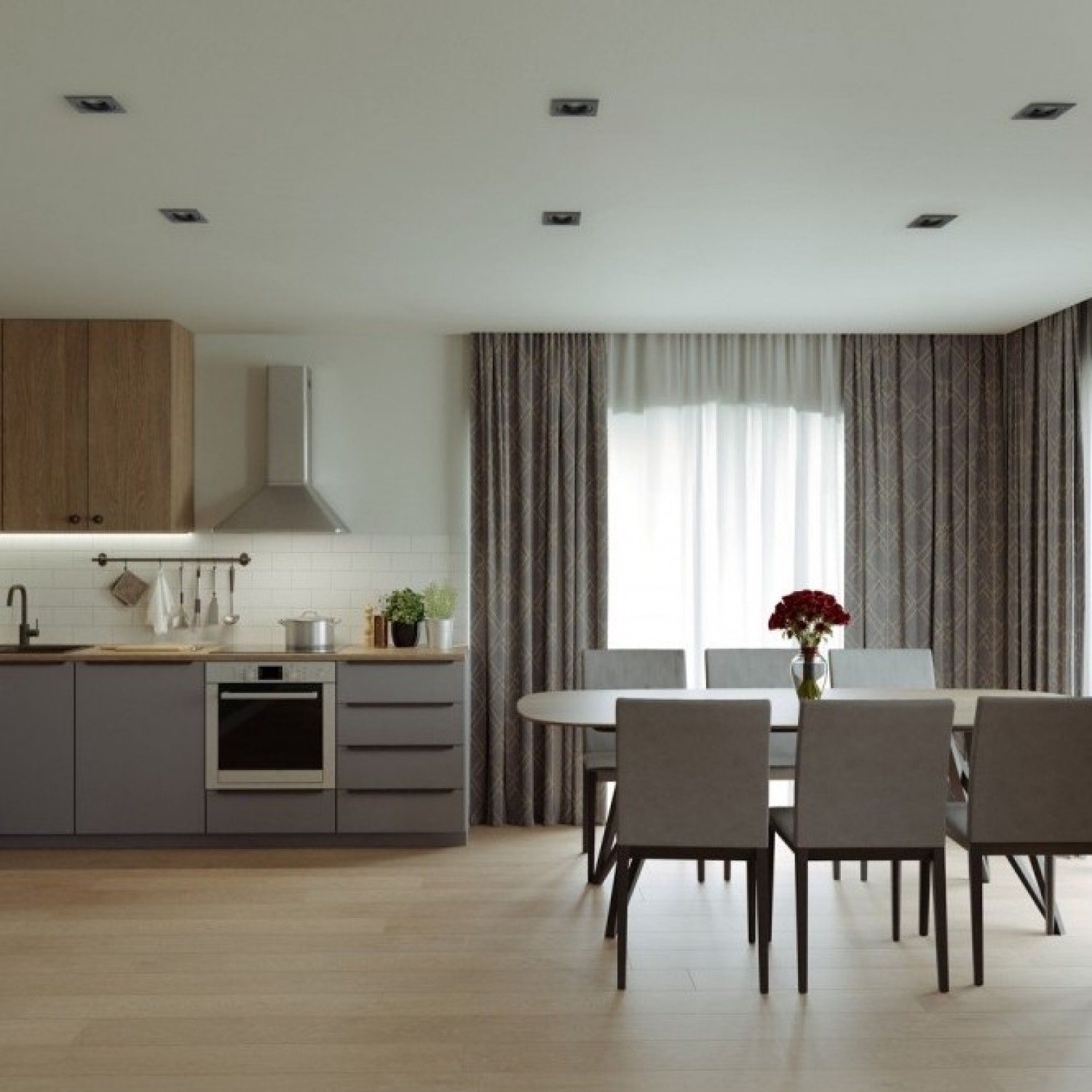 Точечный светильник Italux Naru DL-61903-IP44-BK