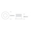 Точечный светильник ONE Light  10103LB/B/W alt_image