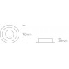 Точечный светильник ONE Light  10105ALG/W/BS alt_image