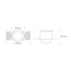 Точечный светильник ONE Light  10105YTR/W alt_image