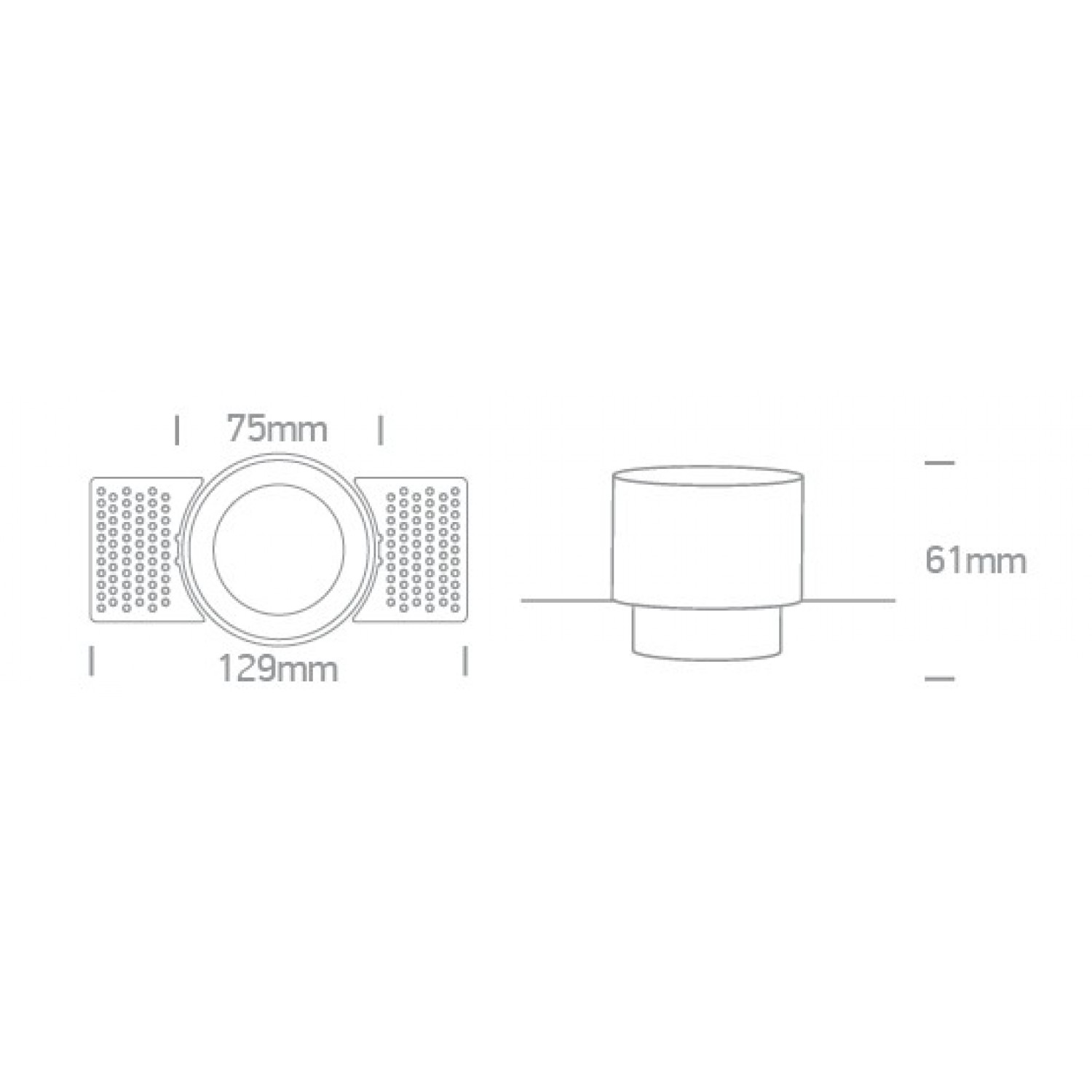 Точечный светильник ONE Light  10105YTR/W