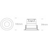 Точечный светильник ONE Light  11106PK/B/W alt_image