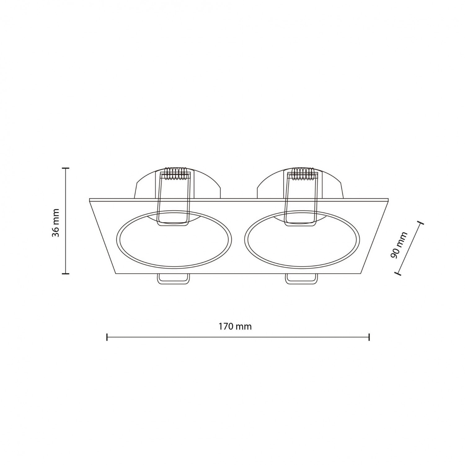 Точечный светильник TK Lighting DUO 10579